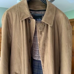 Bill Blass Suede trenchcoat